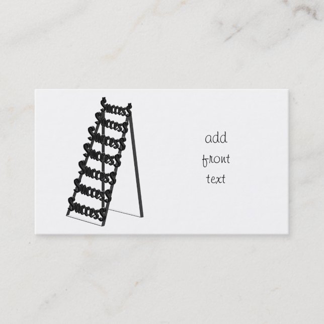 Cartão De Visita A Escada de Sucesso (Frente)