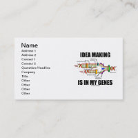 A factura da ideia está em meus genes (a réplica