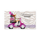 A forma franze a zebra do roxo da jóia