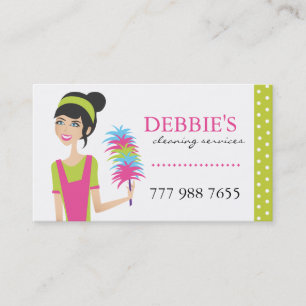 Cartão De Visita A limpeza lunática da casa presta serviços de