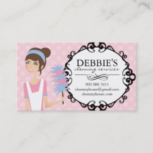 Cartão De Visita A limpeza lunática da casa presta serviços de