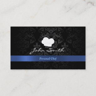 Cartão de visita à moda do cozinheiro chefe da