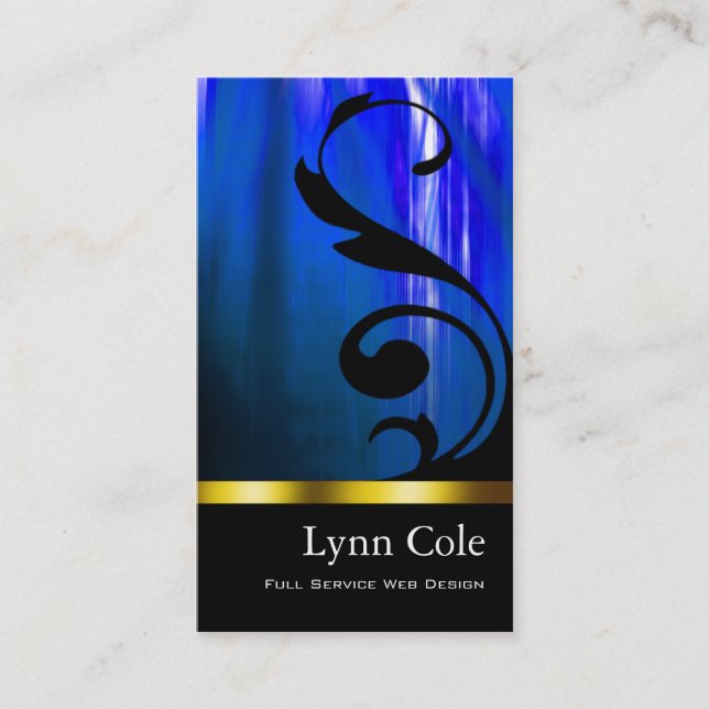 Cartão de visita à moda (multifacetado) - "Lumina (Frente)