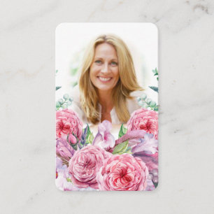 Cartão De Visita A oração carda o jardim do país de