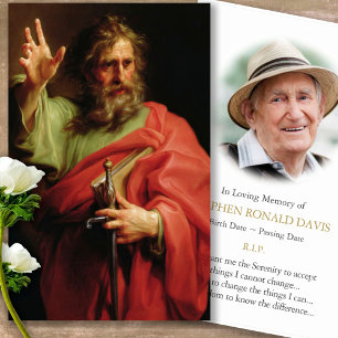 Cartão De Visita A oração carda   St Paul & foto