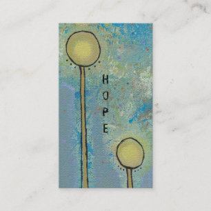 Cartão De Visita A pintura original do divertimento do design da