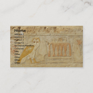 Cartão De Visita A Pirâmide de Djoser, EGYPT, Hieróglifos OWL