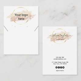 Cartão De Visita A placa de vídeo do colar de joias do logotipo