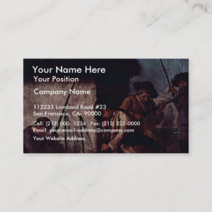 Cartão De Visita A preparação das armas" por Longhi Pietro