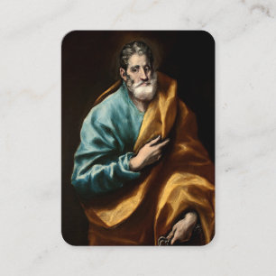 Cartão De Visita A Rua Apóstil Peter Prayer Card