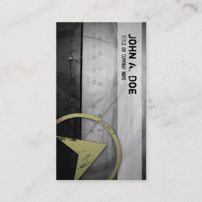 Cartão De Visita A seta verde (Frente)