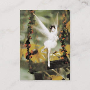 Cartão De Visita A Swing in the Garden Mini Impressão