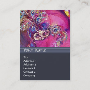 Cartão De Visita A TERCEIRA MÁSCARA / Figurino Designer , Artista 