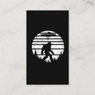 Cartão De Visita  Abdução Da Alienígena Do Pé-Grande Retrô Com Vent