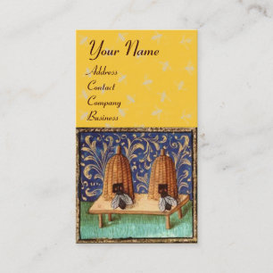 CARTÃO DE VISITA ABELHA DE MEL, APICULTURA, BEEKEPER