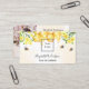 Cartão De Visita Abelhas-de-banho, mel, amarelo, foto qr code logo (Frente/Verso In Situ)