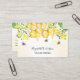 Cartão De Visita Abelhas-desmancha, mel, flores amarelas  (Frente/Verso In Situ)