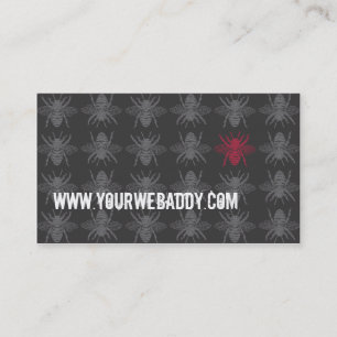 Cartão De Visita Abelhas escuras Bizcard