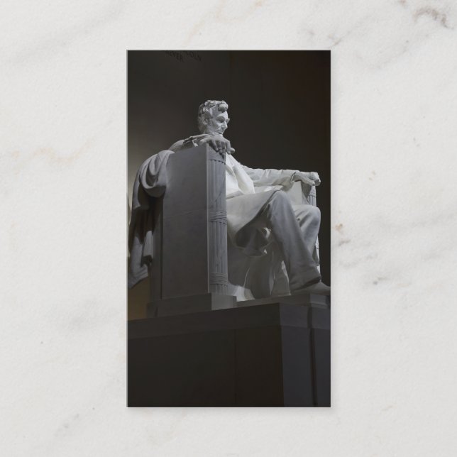 Cartão De Visita Abraham Lincoln (Frente)
