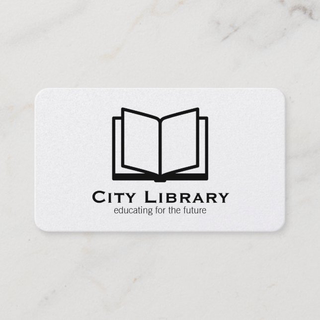 Cartão De Visita Abrir Livro (Frente)