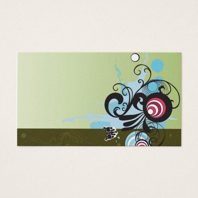 Cartão de visita abstrato (Frente)