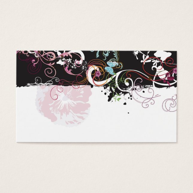 Cartão de visita abstrato (Frente)