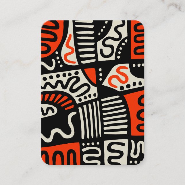 Cartão De Visita Abstrato 291219c (Frente)