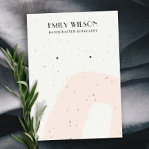 ABSTRATO CERAMIC BLUSH PEACH STUD DISPLAY