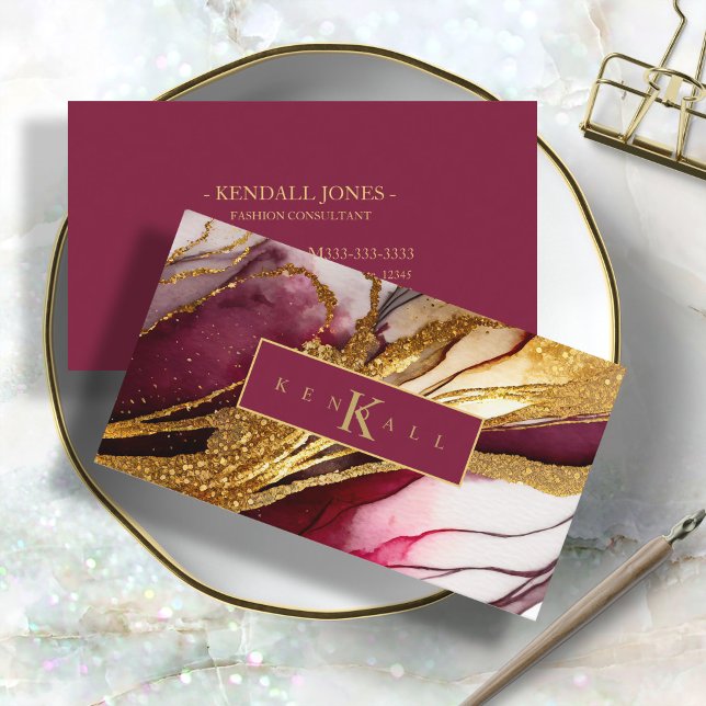 Cartão De Visita Abstrato com vinho espumante, ID1018 (Criador carregado)