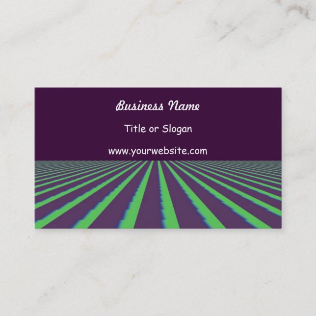 Cartão De Visita Abstrato de de Design (Frente)