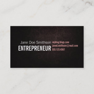 Cartão De Visita Abstrato de espiral