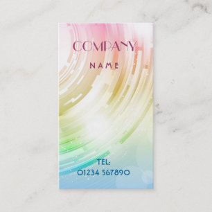 Cartão de visita abstrato do design