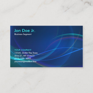 Cartão de visita abstrato do fractal