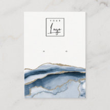 Abstrato Dourada Adage Marinho Stud Earração do lo