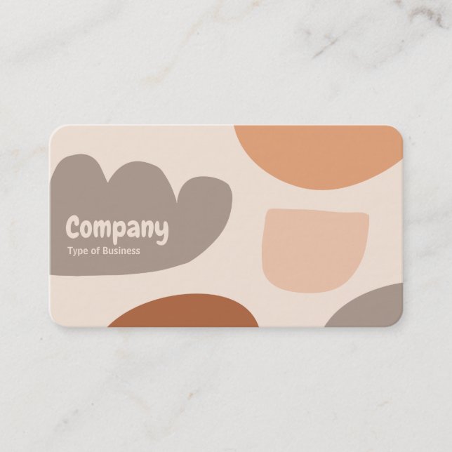 Cartão De Visita Abstrato Formas 03 (Frente)