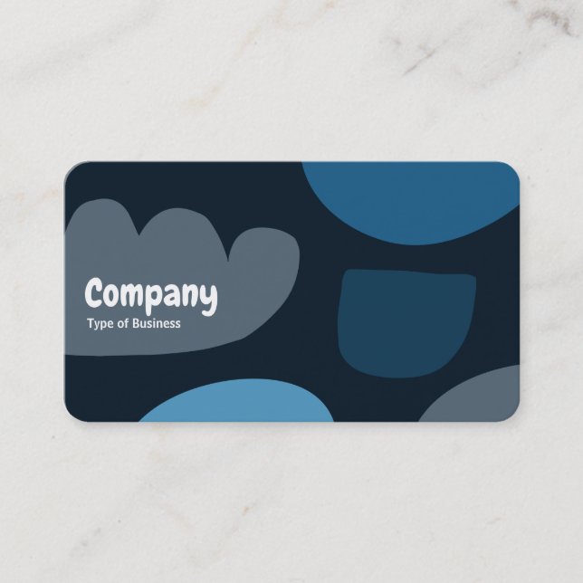 Cartão De Visita Abstrato Formas 03a (Frente)