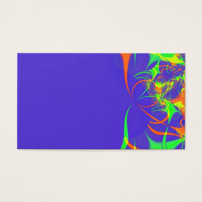 cartão de visita abstrato fractal (Frente)