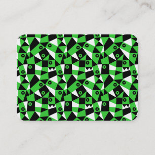 Cartão De Visita Abstrato Geométrico 030919 - Primavera Green