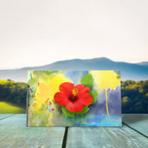 Abstrato Hibiscus Flower Modern