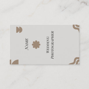 Cartão de visita Abstrato mínimo