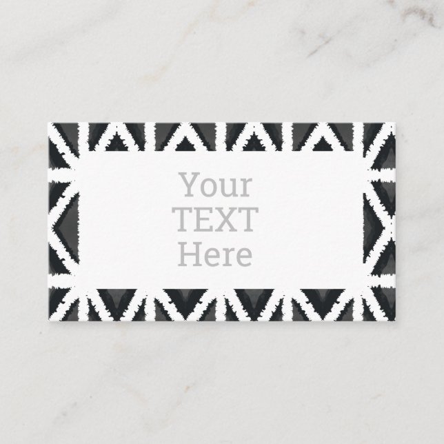 Cartão De Visita Abstrato moderno (Frente)