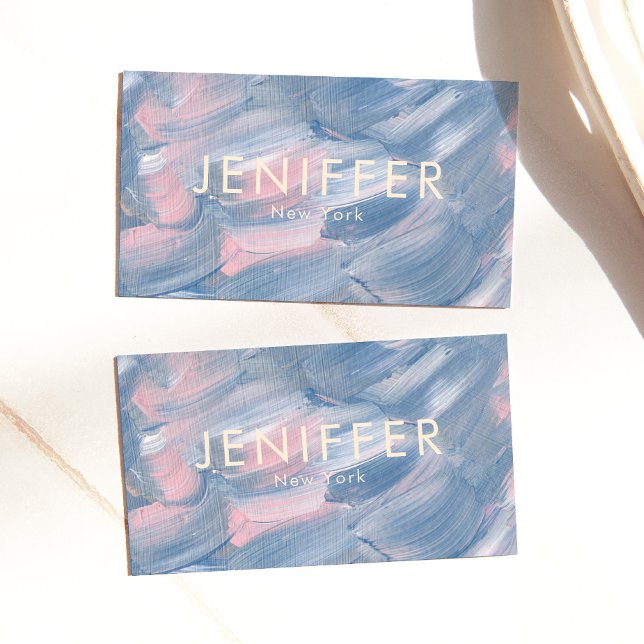 Cartão De Visita Abstrato moderno (Criador carregado)