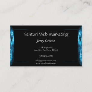 Cartão de visita abstrato moderno da tecnologia d