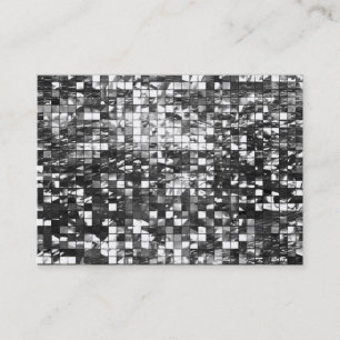 Cartão De Visita Abstrato Mosaico