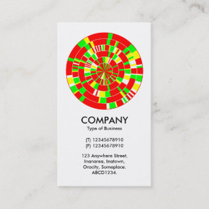 Cartão De Visita Abstrato Pi Wheel 02