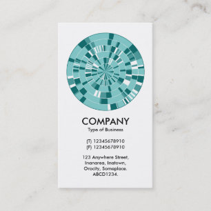 Cartão De Visita Abstrato Pi Wheel 05