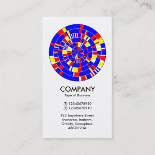 Cartão De Visita Abstrato Pi Wheel 08