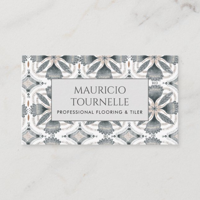 Cartão De Visita Acondicionamento profissional por pavimento (Frente)