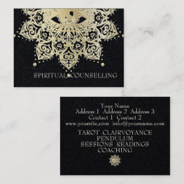 Cartão De Visita Aconselhamento Espiritual, Tarot, Psicólogo