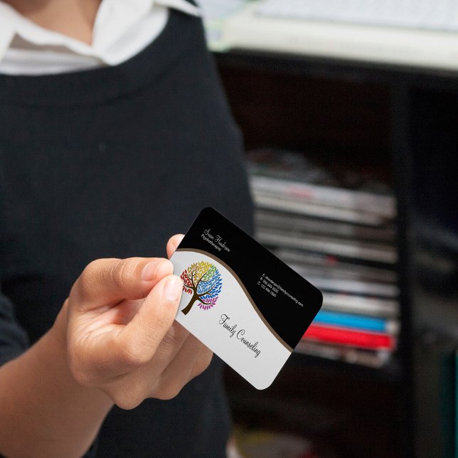 Cartão De Visita Aconselhamento Familiar (Criador carregado)